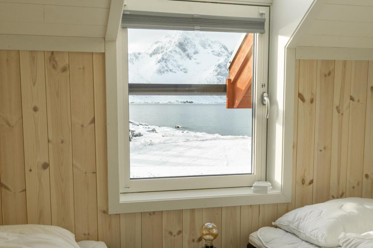 Brand New Nappstraumen Seaview Cabin Villa Gravdal  Exterior foto